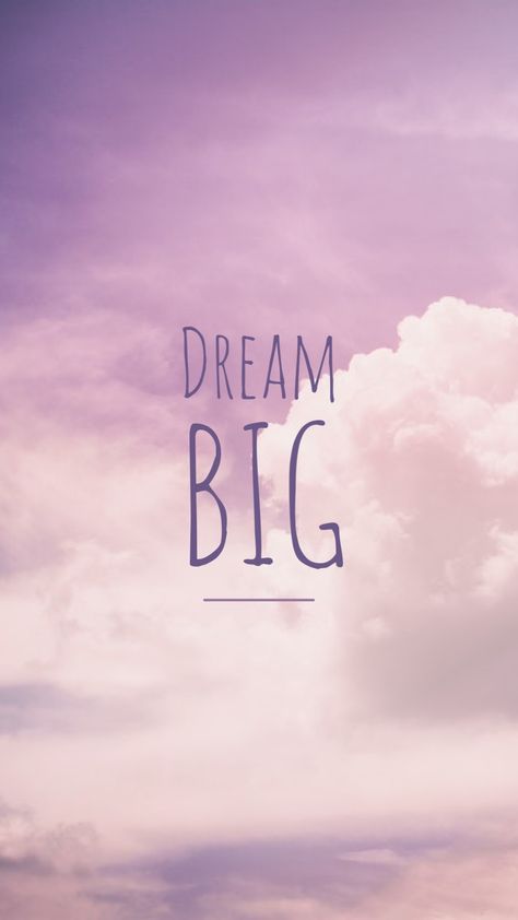 Dream Big! 😴♥️✨ Dream Big Wallpaper, Dreamer Tattoo, Makeup Artist Career, Artist Career, My Dreams Quotes, Big Quotes, Winning Quotes, Business Vision Board, Sparkle Quotes