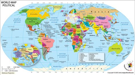 World Political Map, Political Map of the World Blank World Map, World Geography Map, Gk Facts, World Map With Countries, Geography Map, India Map, Free Maps, List Of Countries, Indian Flag