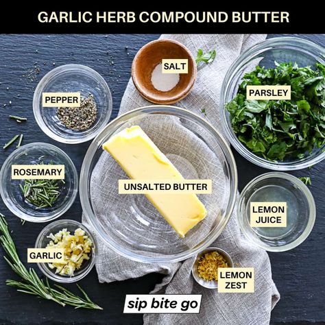 Butter For Steaks, Compound Butter For Steak, Butter For Steak, Herb Compound Butter, Compound Butter Recipe, Steak Butter, Compound Butter, Potato Side Dishes, Corn On The Cob