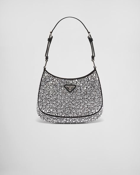 Prada Cleo, Sacs Design, Bling Bags, Bag Obsession, Crystal Bags, Satin Bags, Fancy Bags, Bags Designer Fashion, Cute Bags