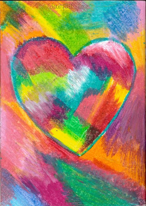 Jim Dine inspired Oil Pastel Heart (Miss Allen's 2012/13 Year 9 Class) Heart Oil Pastel, Heart Art Painting, Pastel Heart, Jim Dine, Heart Artwork, Heart Poster, Year 9, Artwork Ideas, Sculpture Projects