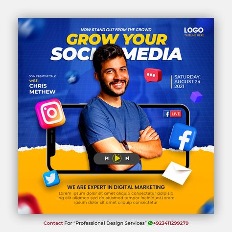 Contact for “Professional Design Service” +923411299279 (whatsapp) Creative concept social media instagram post for digital marketing promotion template Contact For #freepik #creative #food #restaurant #delivery #banner #post #template Instagram Promotion Posts, Promotion Social Media Design, Instagram Promotion Design, Social Media Promotion Design, Creative Social Media Post Design Ideas, Social Media Creative Post, Social Media Marketing Infographic, How To Use Hashtags, Restaurant Delivery