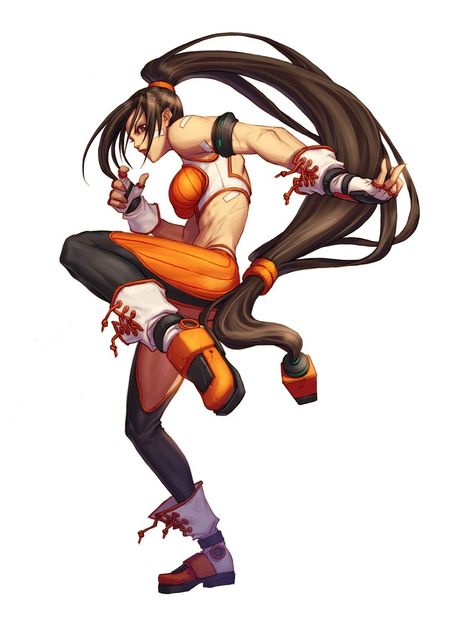 Dungeon Fighter Dungeon Fighter, Street Fighter Characters, Dibujos Percy Jackson, Fighter Girl, Fighting Poses, Anatomy Poses, Character Poses, Action Poses, Character Modeling