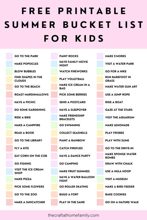 Summer Ideas To Do With Kids, Simple Summer Bucket List, Summer Must Do List For Kids, School Weekly Schedule Printable, Summer With Toddlers At Home, Cheap Summer Bucket List Ideas, Summer Bucket List For Kids Printable, Summer Fun Ideas For Kids Outdoor, Summer Weekly Schedule For Kids