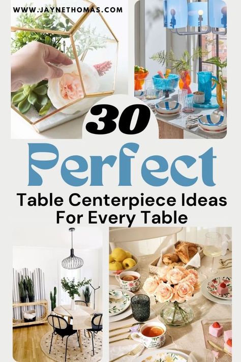 Look for simple ways to decorate your table. Here are 30 dining table decor and centerpiece ideas for every style and table. Center Piece For Dining Table Party, Dinner Table Centerpiece Ideas Everyday, Dining Table Decor Everyday Simple, Round Dining Table Decor Centerpieces, Easy Table Centerpieces, Simple Dining Table Decor, Simple Dining Table Centerpiece, Dining Room Table Decor Centerpiece, Center Piece For Dining Table