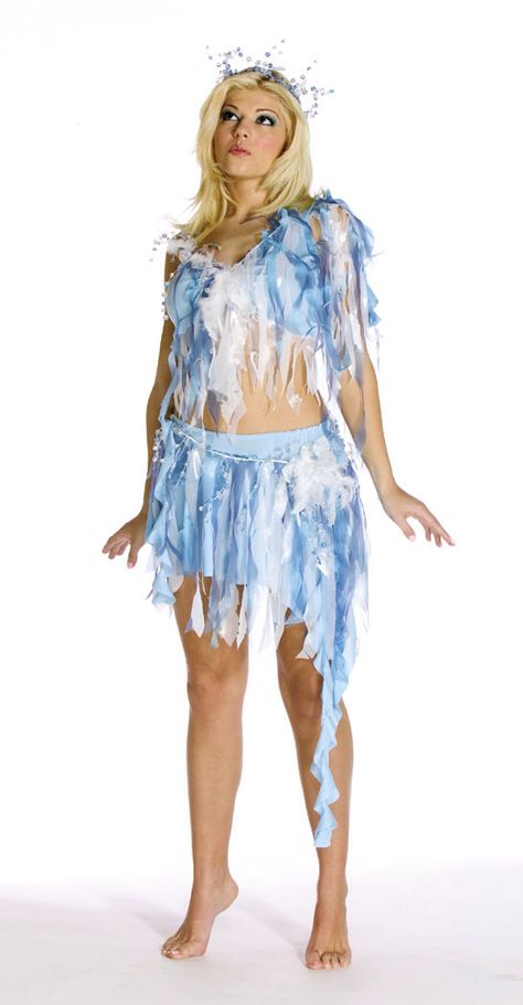 Possible wind costume Wind Costume, Ice Goddess, Adult Fairy Costume, Pixie Costume, Costume Concept, Midriff Top, Short Fitted Dress, Recycled Dress, Frozen Costume