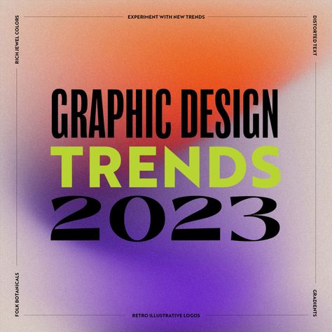 Distorted Text, Design Trends For 2023, Typographie Logo, Trendy Graphic Design, Grapic Design, Creative Typography Design, Graphic Trends, Logos Ideas, Flyer Design Inspiration