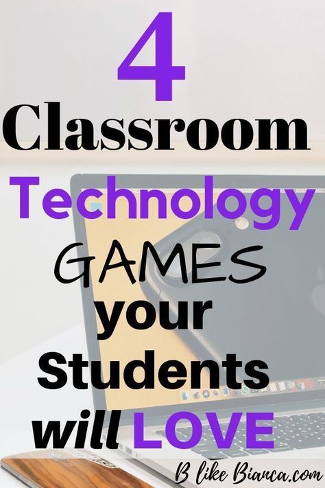 4 Technology Games for the Classroom that your students will love to play so much they will forget they're learning! Technology For Teachers, Technology Classroom Decor, Games For The Classroom, Middle School Technology, Technology Teacher, Technology Classroom, Technology In The Classroom, Tech Education, Substitute Teaching