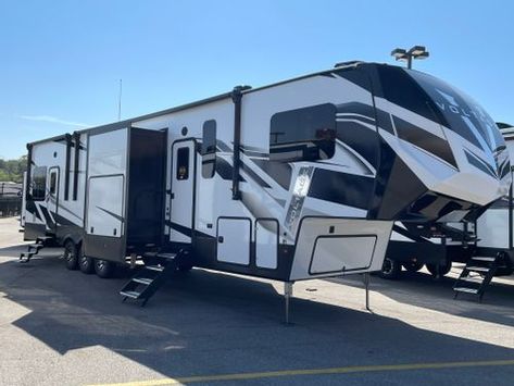 RVs for Sale Near Me | New and Used RVs | Camping World Rv Campers For Sale, Travel Trailer Floor Plans, Camping Trailer For Sale, Camper Flooring, Fold Down Beds, Large Floor Plans, Toy Garage, Caravans For Sale, Dry Camping