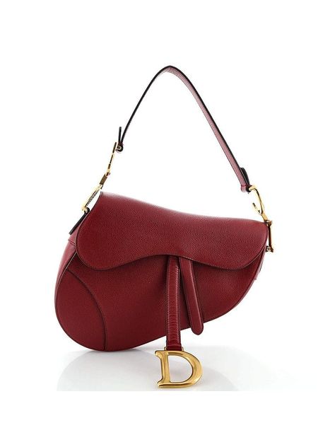 Christian Dior Leather Shoulder Bag Size: One Size Bags - used. 100% Leather | Christian Dior Leather Shoulder Bag: Red Bags Dior, Christian Dior, Make Up, Handbag Leather, Red Bags, Dior Bag, Leather Shoulder Bag, Saddle, Shoulder Bag