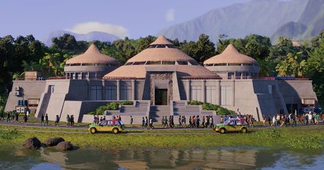 Jurassic World Evolution 2, New Jurassic World, Jurassic Park Movie, Chaos Theory, The Lost World, Iconic Buildings, November 9, Playstation 5, Iconic Landmarks