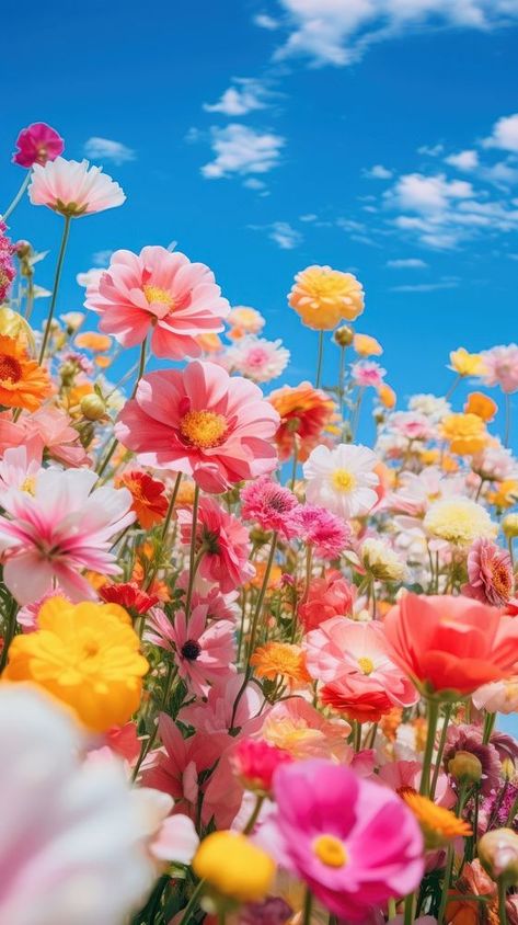 Rainbows And Sunshine Aesthetic, Pretty Summer Backgrounds, Colourful Flowers Aesthetic, Summer Flowers Background, Summer Flower Background, Summer Flower Wallpaper Iphone, Flower Background Wallpapers Photography, Colorful Nature Aesthetic, Summer Bright Aesthetic