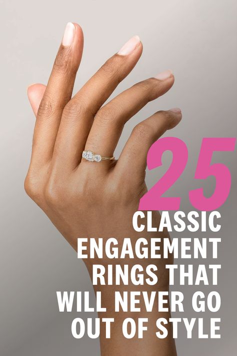 Athletic Engagement Rings, Timeless Diamond Engagement Ring, Wedding Rings Classic Classy, Engagement Rings Popular, Most Popular Wedding Rings, Second Marriage Rings, Second Marriage Engagement Ring, Modest Engagement Ring, Types Of Engagement Ring Settings