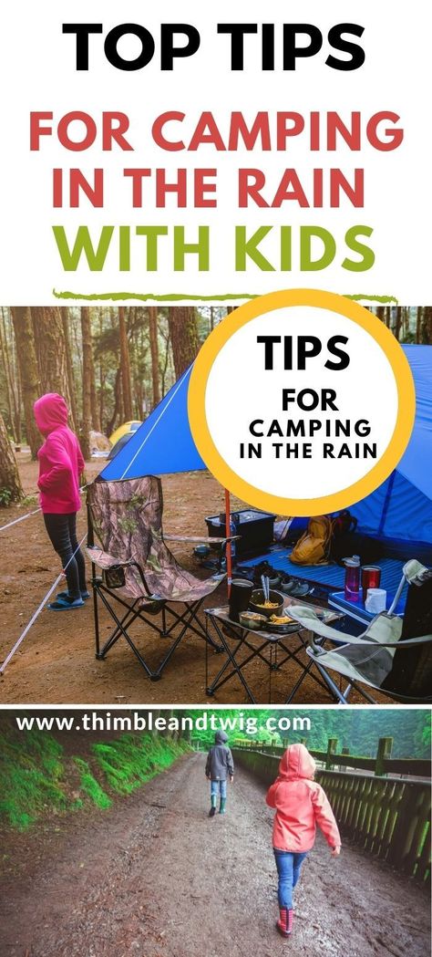 camping in the rain Rain Activities, Activity Ideas For Kids, Best Family Tent, Camping Activities For Kids, Camping Planning, Camping In The Rain, Tent Camping Hacks, Fort Wilderness, Kids Camping