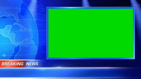 Breaking News Green Screen Video#pikbest##Video Background For Broadcasting, Free Video Templates, Tv News Background Video, Broadcasting Studio Background Video, Weather News Background, Gacha News Background, News Video Background, News Casting Background, Green Screen News Background