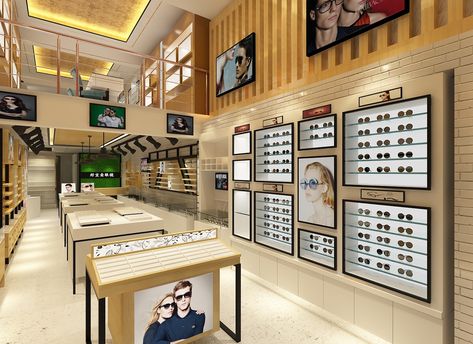 Eyewear store display ideas #spectaclestoredesign #conceptdesign #glasses #opticalstore #retaildesign #displaycabinet #shopdisplays Glasses Store Interior, Eye Glass Display Ideas, Optical Display Ideas, Glasses Shop Design, Eyewear Store Design Optical Shop, Opticians Store Design, Optical Store Design, Store Display Ideas, Eyewear Shop Design