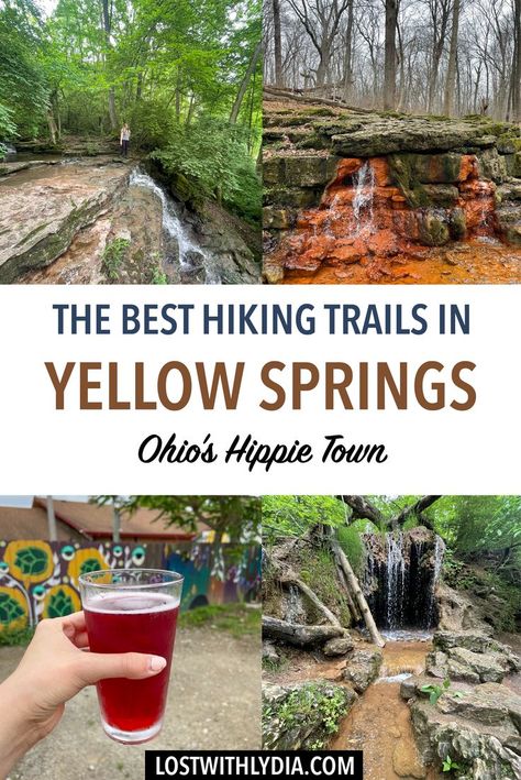 Hiking In Ohio, Ohio Hikes, Ohio Weekend Getaways, Day Trips In Ohio, Ohio Hiking, Yellow Springs Ohio, Ohio Vacations, Camping In Ohio, Hiking Adventures