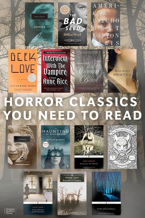 Books On Writing, Horror Thriller Books, Book Recommendations Classics, Vampire Books To Read, Horror Book Recommendations, Psychological Horror Books, Book Suggestions Reading Lists, Cozy Horror, Horror Books To Read