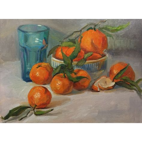 #clementine #orange #fruit #oil #art #artist #artwork #oiloncanvas #oilpaintings #oilpaint #painting #artforsale Nature, Still Life Oil Painting Fine Art, Orange Oil Painting, Oil Art, Realism Painting, Still Life Oil Painting, Oil Canvas, Impressionism Painting, Daily Painting