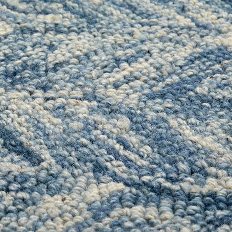 Vines Wool Rug | west elm Maine Cottage Furniture, Living Room Rug Size, Nautical Rugs, Beach House Rug, Blue Wool Rugs, 5x8 Area Rugs, Tile Rug, Rug Guide, Abstract Botanical