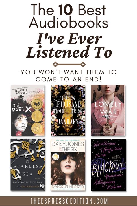 Learn more about the ten best audiobooks I’ve ever listened to in this article. / #audiobooks #bestaudiobooks #audiobooksforwomen / best audiobooks / fiction audiobooks / best books / audiobook month Best Contemporary Fiction Books, Audible Book Recommendations, Best Audiobooks 2022, Best Audio Books, Best Audible Books, Book Club Reads, Best Audiobooks, Contemporary Books, Audio Books Free