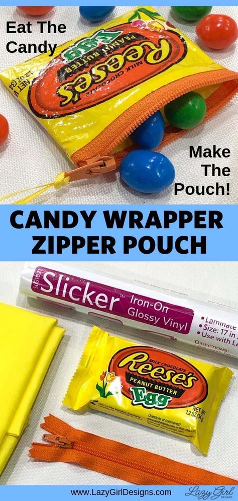 Patchwork, Lazy Girl Designs, Tetra Pack, Candy Wrapper, Diy Upcycling, Sewing Tutorials Free, Diy Upcycle, Beginner Sewing Projects Easy, Cute Candy