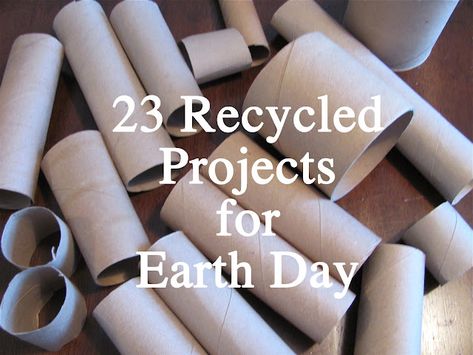 23 kids art projects using recycled materials(for Earth Day? or whenever!) Art Projects With Recycled Materials, Recycled Materials Project For Kids, Earth Day Crafts For Kids, Earth Week, Earth Day Projects, Recycled Crafts Kids, Recycled Art Projects, Earth Day Crafts, Earth Day Activities
