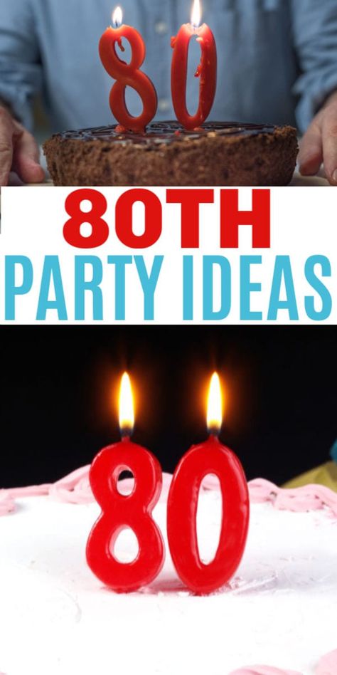 80 Year Old Birthday Party Theme, 80 Year Old Birthday Themes, 80th Birthday Party Theme For Men, Food For 80th Birthday Party, Theme For 80th Birthday Party, Themes For 80th Birthday Party, 80tb Birthday Ideas, 80 Th Bday Party Ideas, 80yh Birthday Party Ideas