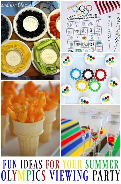 5 Fun Ideas for Your Summer Olympics Viewing Party Olympic Party Food, Summer Olympics Party, Progressive Dinner Party, Olympic Theme Party, Progressive Dinner, Team Usa Olympics, Olympic Theme, Olympic Party, Olympics Opening Ceremony