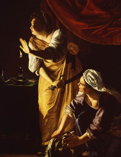 Artemisia Gentileschi's "Judith And Her Maidservant" Head Of Holofernes, Judith And Holofernes, Artemisia Gentileschi, Istoria Artei, Baroque Painting, Detroit Institute Of Arts, Baroque Art, Italian Painters, Old Paintings