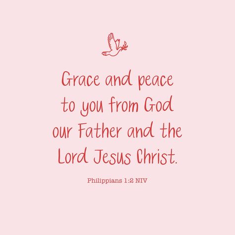 Grace and Peace — Philippians 1:2 (Bible verse and prayer) #bibleverse #philippians #prayer Jesus Died On The Cross, Verses About Peace, God Our Father, Grace And Peace, Character Worksheets, Philippians 1, Bible Study Worksheet, Our Father Prayer, Bible Characters