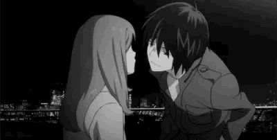 Aesthetic Kiss, Amaama To Inazuma, Read Anime, Anime Kiss Gif, Kiss Gif, Hirunaka No Ryuusei, Kissing Gif, Blue Anime, Diabolik Lovers