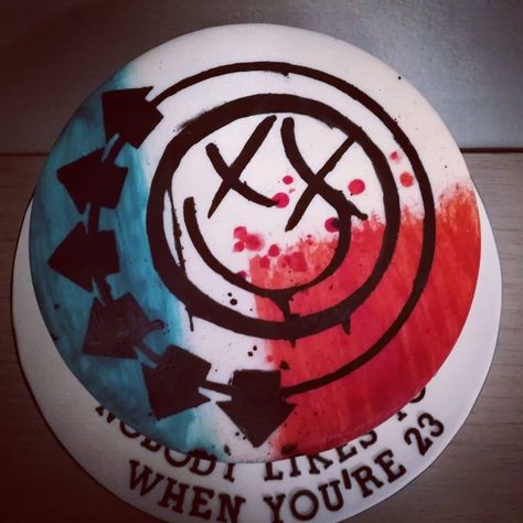 Blink 182 nobody likes you when you're 23 cake 23 Birthday Cake Blink 182, Nobody Likes You When Youre 23 Blink 182, Blink 182 Cake 23rd Birthday, Blink 182 Birthday Cake, Nobody Likes You When You're 23 Cake, Blink 182 Birthday Party, Blink 182 Party, Blink 182 Cake, Emo Birthday