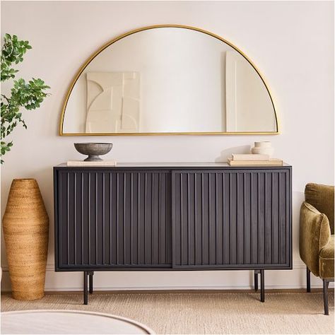 New Arrivals: Wall Decor and Mirrors | West Elm West Elm Entryway, Mirror Dining Room, Horizontal Mirrors, Metal Wall Mirror, Entryway Mirror, Mirror Large, Modern Mirror Wall, Mirror On The Wall, Living Room Mirrors