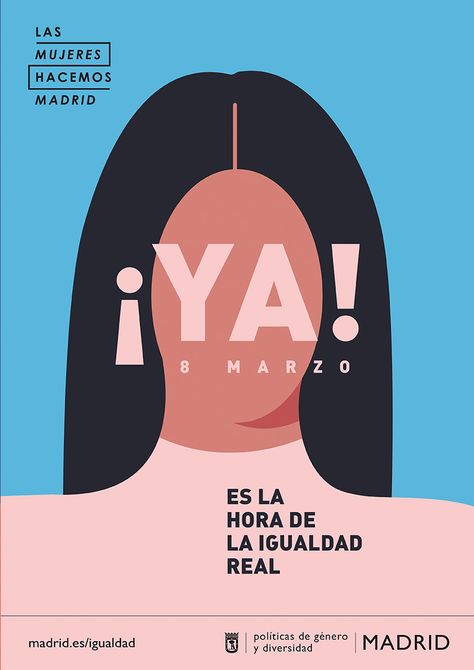 8M. International women's day. Madrid City Council on Behance People Illustrations, International Womens Day Poster, Event Poster Design, Women Poster, 카드 디자인, Drawing Quotes, Principles Of Design, People Illustration, Event Poster