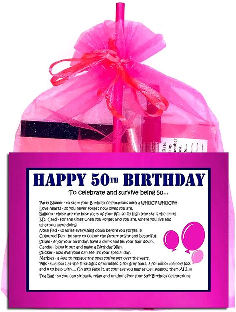 40th Birthday Survival Kit, 50th Birthday Survival Kit, New Job Survival Kit, 40th Birthday Games, Birthday Survival Kit, Smile Gift, Survival Kit Gifts, Sixtieth Birthday, Pink Amazon