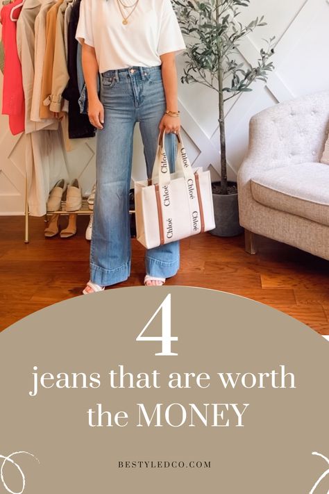 We firmly beleive that you should spend more on classic basics, the foundation of your wardrobe. Save on trendier items. Here are the 4 jeans we know and love, worth every penny. Best Basic Jeans, Classic Denim Jeans, 100% Cotton Jeans, Jeans For Short Waisted Women, Modern Jeans For Women, Trendy Jeans 2023, Best Women’s Jeans, Womens Jeans 2024, Women’s Jeans