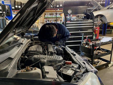 A Day in the Life of an Auto Mechanic Working On Cars Aesthetic, Car Fixing Aesthetic, Mechanic Working On Car, Car Repair Shop Design, Car Mechanic Aesthetic, Mechanic Aesthetic, Car Fixing, Fixing Cars, Mechanics Aesthetic