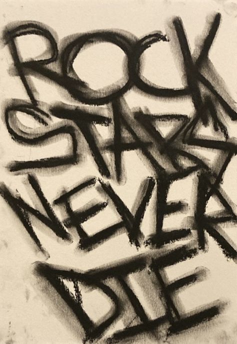Grunge, punk, rock, art, styling, letter, letter, lettering, graff, punk art, punk style, charcoal, Rockstar Wall Prints, Noise Rock Aesthetic, Rocker Aesthetic Wallpaper, Rockstar Graphic Design, 80s Rock And Roll Aesthetic, Rockstar Room Aesthetic, Rock Aesthetic Room, Punk Aesthetic Room, Joe Core