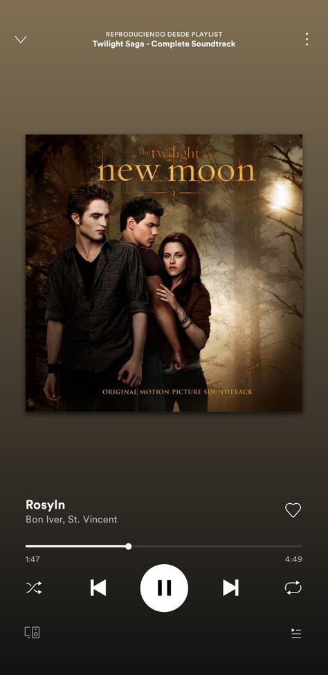 Twilight Music, Roslyn Bon Iver, Twilight Soundtrack, Twilight Photos, Twilight New Moon, Bon Iver, Best Song Ever, First Dance Songs, St Vincent