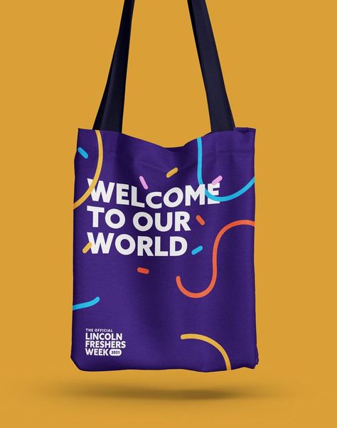 Graphic Design Merchandise, Spunbond Bag Design, Company Merch Design, Branding Design 2023, Brand Merchandise Design, Student Union Design, Brand Bag Design, Company Merchandise Ideas, Merchandise Design Ideas