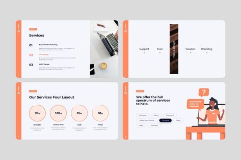 Pitch - Services animated Keynote template Animated Powerpoint, Slide Template, Google Slides Template, Inspiration Art, Art Beautiful, Keynote Template, Powerpoint Template, Google Slides, Interior Design Inspiration
