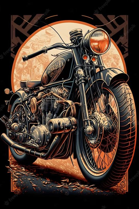 Indian Motorcycle Art, Harley Davidson Kunst, Art Harley Davidson, Art Moto, Moto Harley Davidson, Vintage Motorcycle Art, Motorcycle Art Painting, Мотоциклы Harley Davidson, Harley Davidson Artwork