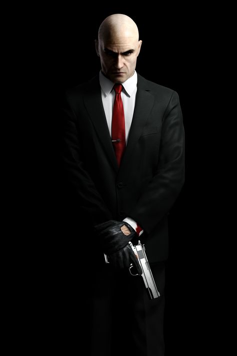 47 from Hitman Absolution. It's about gosh darn time! Hitman Absolution, Hitman Agent 47, Agent 47, Cross Art, Gaming Wallpapers, Life Is Strange, Video Game Characters, Video Game Art, Backgrounds Desktop