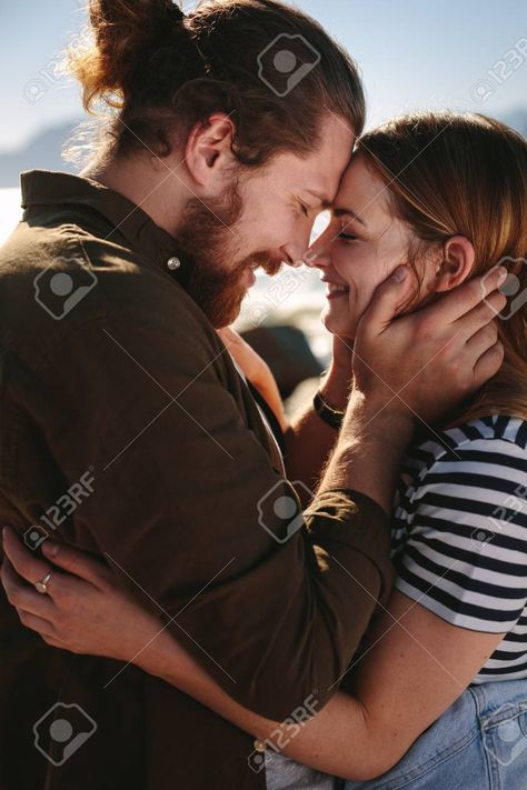 Couple touching foreheads art reference pose Couple Reference Poses Photography, Reference Poses Photography, Griffith Observatory Engagement Photos, Couple Reference Poses, Couple Reference, William Levi, Los Angeles Engagement Photos, Couple Poses Drawing, Poses Drawing