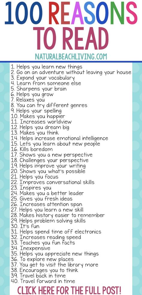 100 Reasons Why Reading is Important, Reading Habit, If you're curious about the importance of reading you’ll find out many reasons why it is important to read. Plus, why reading is important for kids, reading challenges, and Great Books to Read #read #reading Why School Is Important, How To Enjoy Reading, Reading Cubby, Why Reading Is Important, Reading Quotes Kids, Reading Is Important, Reading Benefits, Thing To Learn, Reasons To Read