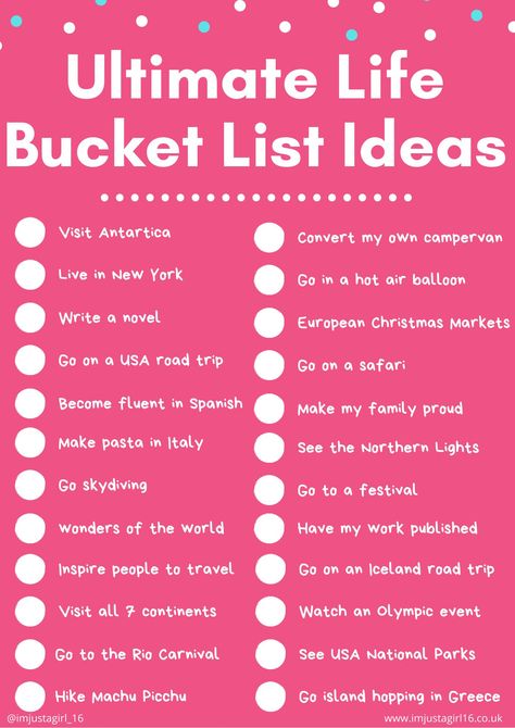 Huge ultimate bucket list ideas; including travel bucket lists, finance goals and life bucket list ideas! Bucket List Ideas For Women, Finance Lifestyle, Life Goals List, Best Bucket List, Bucket List Life, Bucket List Spring, Bucket List Journal, Iceland Road Trip, Bucket List Ideas