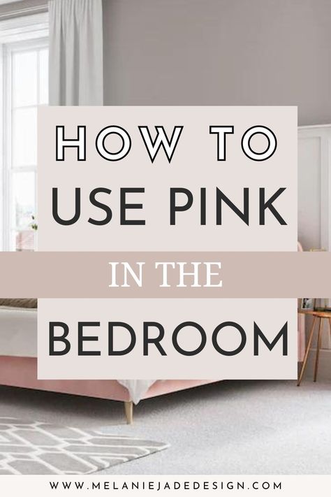 Pink isn't just a pretty colour, it is also hugely versatile and can go with a large number of colours. Here is a guide on how to use pink in your bedroom #pinkbedroom #pinkinteriors #interiordesign Blush Wall Bedroom Ideas, Colour Feature Wall Bedroom, Powder Pink Bedroom Ideas, Light Pink Headboard Bedroom Ideas, Pretty Pink Bedroom Ideas, Bedrooms With Pink Accents, Bedroom Colour Schemes Pink, Beige Pink Bedroom Ideas, Pink Bedroom With Accent Wall
