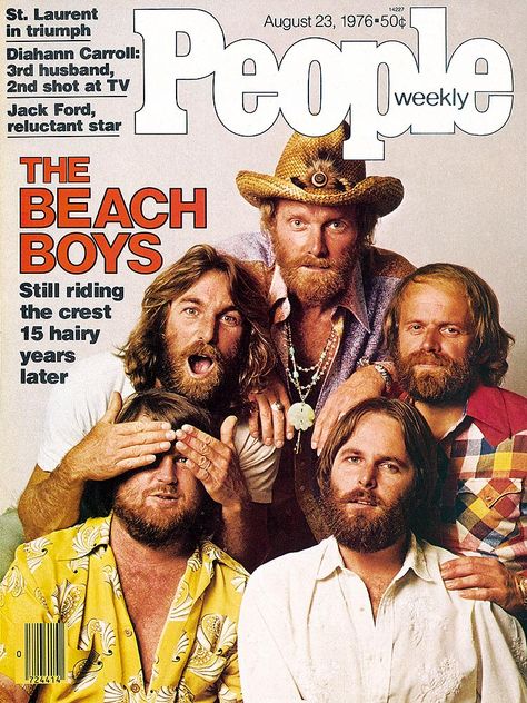 The Beach Boys Hang 15 Magazine Aesthetic, People Magazine Covers, Carl Wilson, Dennis Wilson, Mike Love, Diahann Carroll, Magazine Recipes, Beach Boy, Brian Wilson