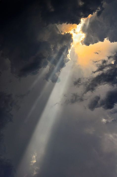 Light from Sky #sky #cloudyskies #skies Photo Ciel, Photographie Art Corps, Beauty Fotografie, Photography Inspiration Nature, Clouds Photography, Stormy Weather, Arte Inspo, 판타지 아트, New Energy